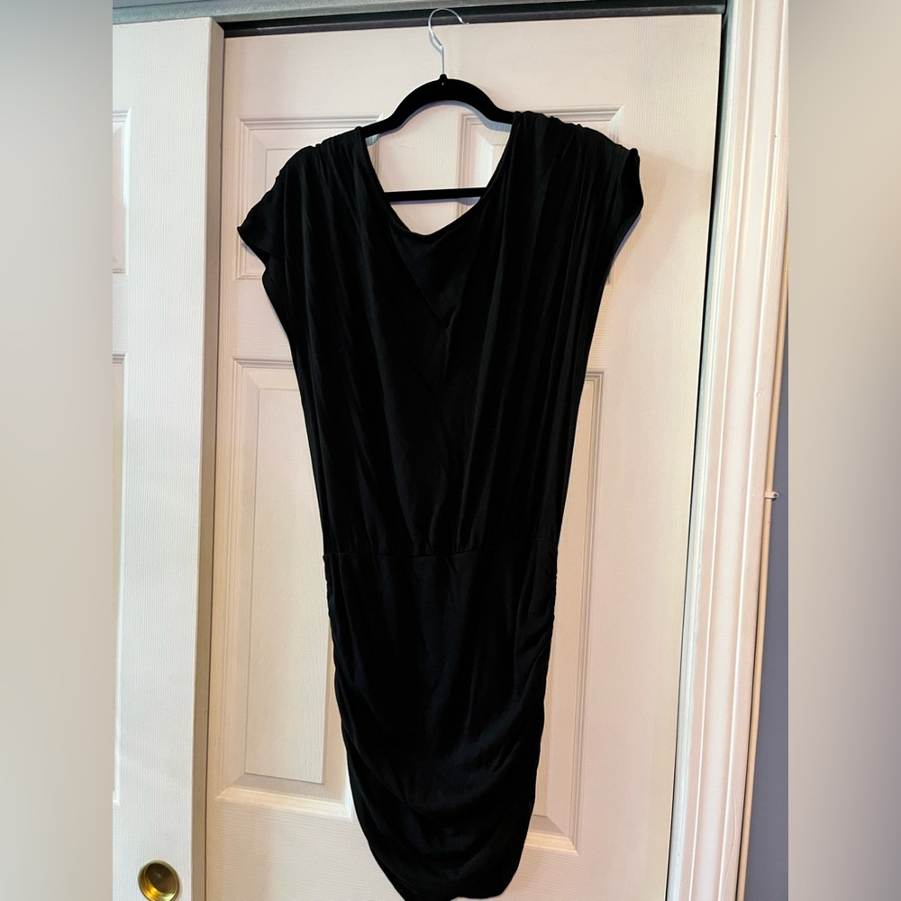 Black mini dress